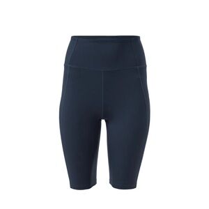 girlfriend collective long biker shorts color midnight